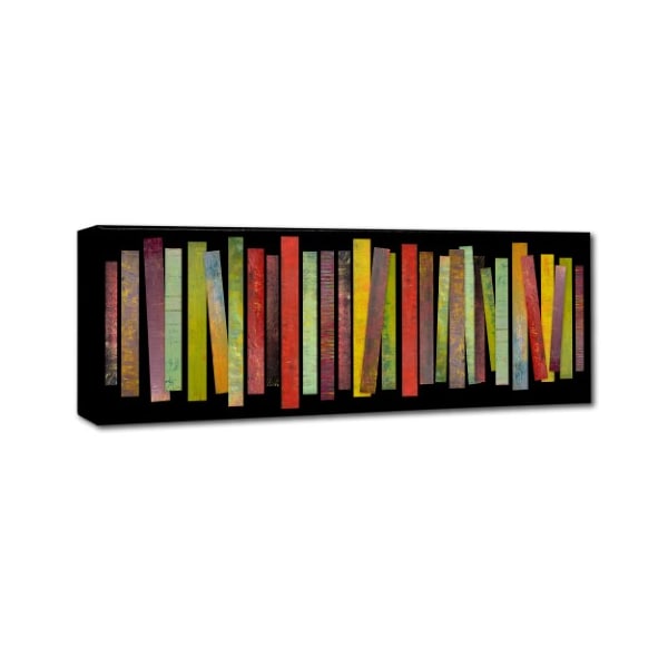 Michelle Calkins 'Thirty Stripes 1.0' Canvas Art,10x32